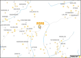 map of Popa