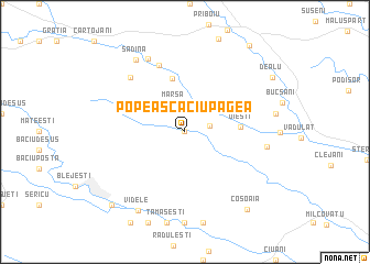 map of Popeasca-Ciupagea