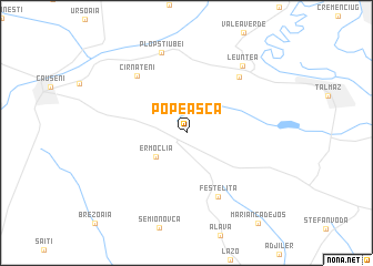 map of Popeasca