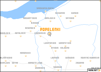 map of Popelenki