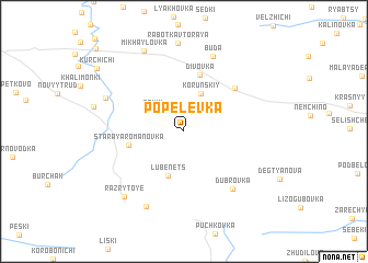 map of Popelevka