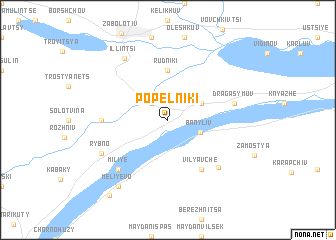 map of Popelʼniki