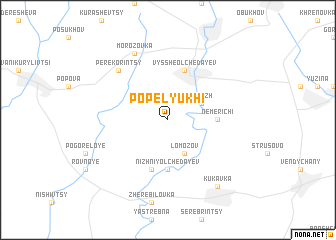 map of Popelyukhi