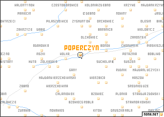 map of Poperczyn