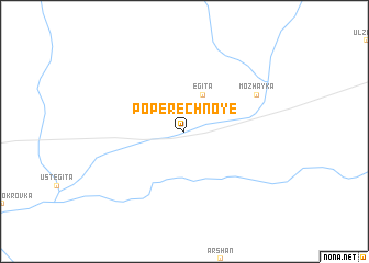 map of Poperechnoye