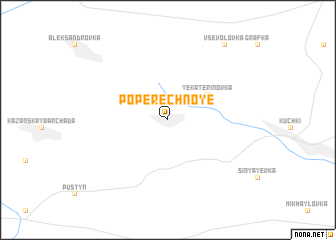 map of Poperechnoye