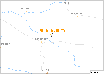 map of Poperechnyy