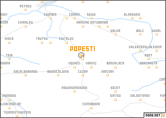 map of Popeşti