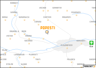 map of Popeşti