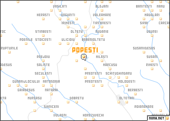 map of Popeşti