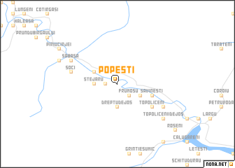 map of Popeşti