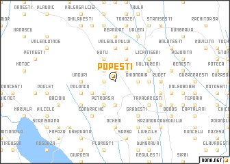 map of Popeşti