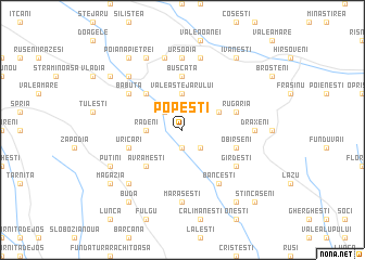 map of Popeşti