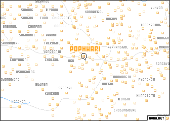 map of Pŏphwa-ri