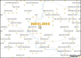 map of Popielarka