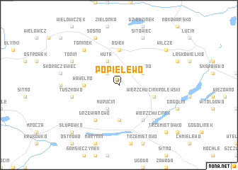 map of Popielewo