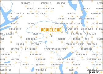 map of Popielewo