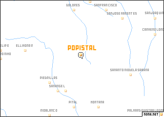map of Popistal