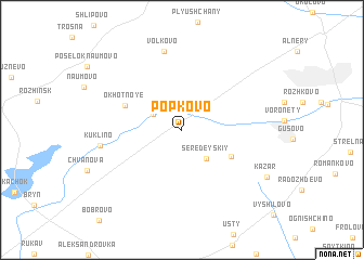 map of Popkovo