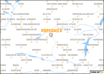 map of Popkowice