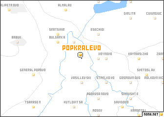 map of Popkralevo