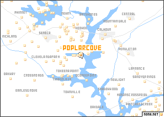 map of Poplar Cove