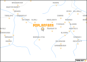 map of Poplar Farm