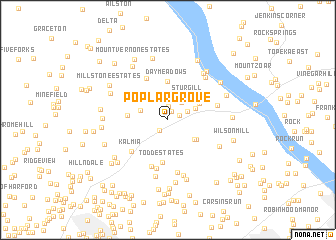 map of Poplar Grove