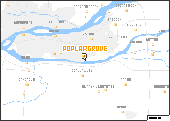 map of Poplar Grove