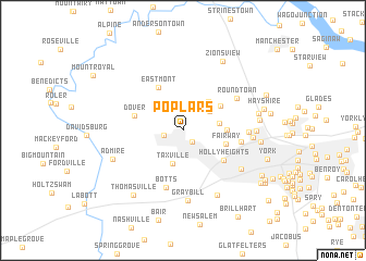 map of Poplars