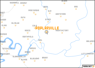 map of Poplarville