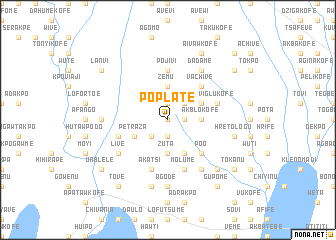 map of Poplate