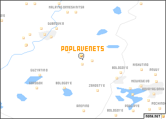 map of Poplavenets