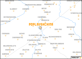 map of Poplavshchina