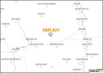 map of Poplavy