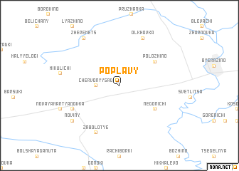 map of Poplavy