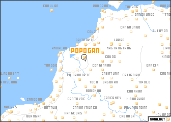 map of Popogan