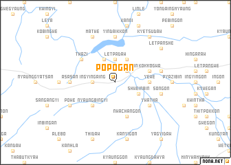 map of Popogan