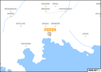 map of Popoh
