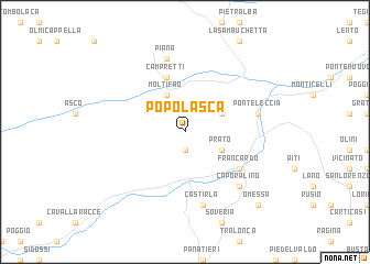 map of Popolasca