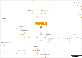 map of Popola