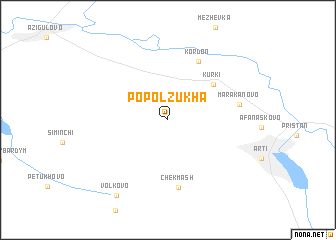 map of Popolzukha