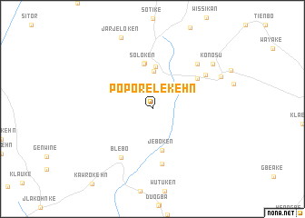 map of Poporelekehn