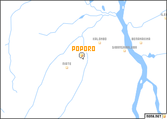 map of Poporo