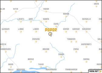 map of Popor