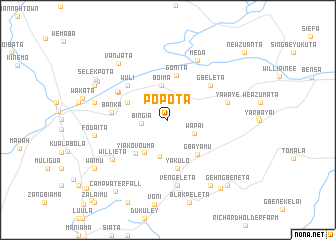 map of Popota