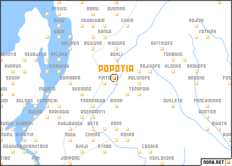 map of Popotia