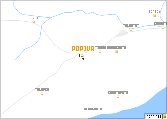 map of Popova