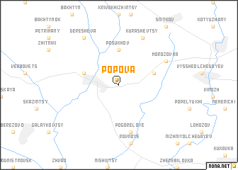 map of Popova