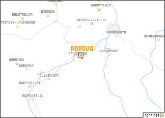 map of (( Popova ))